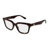 Gucci Optical Glasses [Available Prescriptions] Integrated 002 (Havana Frame/clear Lens) 51 Basic Packaging - Dust Bag + Glasses Case (random Color)