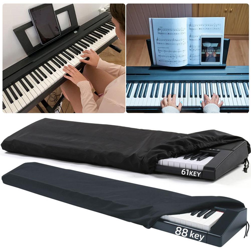 61/88 Key Electronic Piano Cover Dustproof Digital Piano Cover Foldable Piano Keyboard Dust Cover for Digital Electronic Piano