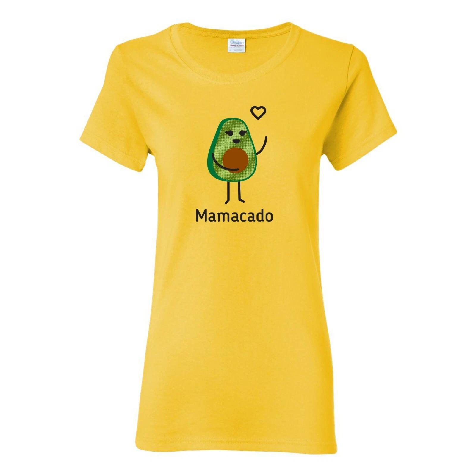 Mamacado - Parents Cute Cartoon Anniversary Mother s Day Womens T Shirt L