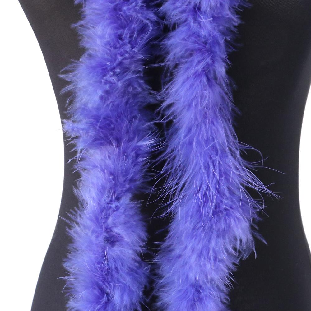 2 Meter Natürliches Truthahnfedern Boa 11g für DIY Bastel Schal Tuch Dekoration Flauschiges Federboa Nähen Kostüm Kleid Weihnachtsbaum Dekoration