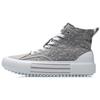 New LiNing Anti Slip Wear Resistant Quick Drying Lightweight Balanced High Top Skateboard Shoes Women's Frost Gray AGCR180-1
