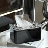 Desktop Tissue Box Household Creative Paper Box Transparent Tissue Box Cover Rectangular Napkin Dispenser Office Tissue Holder