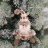 Christmas Snowman Pendant Doll, Christmas Knitted Elk Doll, Window Scene Layout Christmas Tree Decoration, Christmas Ornaments