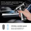 12000RPM Portable Dust Elimination Jet Fan Household Mini Jet Turbo Strong Fan With LED Light Electric Air Dust Blower