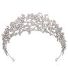 2026 Crown Tiara Headband Rhinestone Tiara, Princess Flower Bride Birthday Dress Accessories Pink Diamond Bar Mitzvah