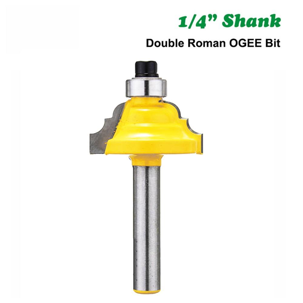 1/4 Inch Shank Edge Forming Router Bit 1-1/4 Inch Width Bead Molding Router Bit Trim Work