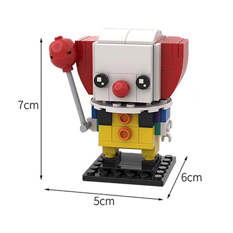 Yigebebe Classic Horror Figures Peanut People It Pennywisedess Jason Freddy Building Blocks Toys For Gift