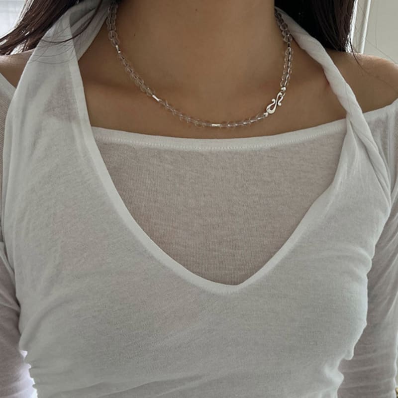 NUDOOR Clare quartz necklace