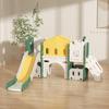 Multifunctional Indoor Play Slide and Swing Set for Kids