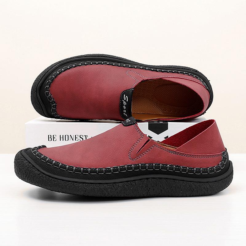 Designer Brand Handmade Sole Loafers Men's Outdoor Driving Shoes High-quality New Men's Leather Casual Shoes Free Delivery