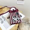 Cute Cartoon Dopamine Knit Crossbody Phone and Coin Bag