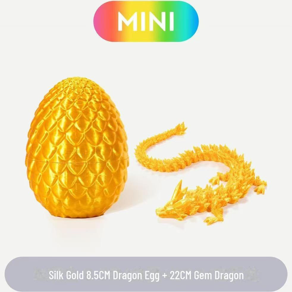 

Напечатанный на 3D-принтере хрустальный дракон с сочлененными крыльями и драгоценным камнем, дракон 22 см с яйцом дракона 8,5 см (Пятнадцать эксклюзивных ссылок) 8.5cm Dragon Egg + 22cm Gem Dragon