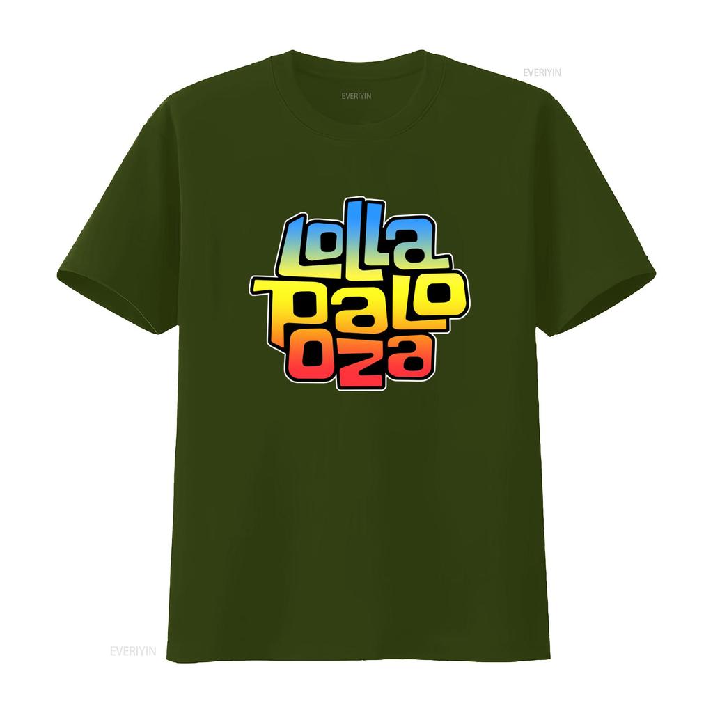 Lollapalooza 2021 Music Festival Concert Print T Shirt Medium Pre Owned vintage Washed graphic fashion Top For Everyday Wear