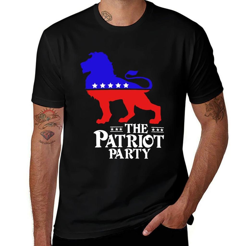 The Patriot Party TShirt Big and Tall Gym TShirt