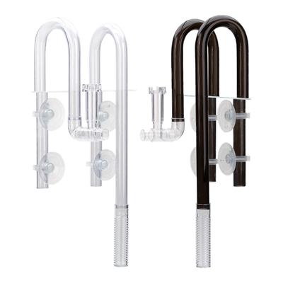 Skimmer de Superficie para Acuarios Tubo Transparente para Filtro Filtración para Aceite Espumas de Proteína Filtro de Polvo Tubo de Drenaje Tubería
