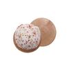 Round Fabric Pincushion with Floral Pattern On Wooden Base Sewing Needle Holder for Crafting Quilting and Embroidery Tools Organizer