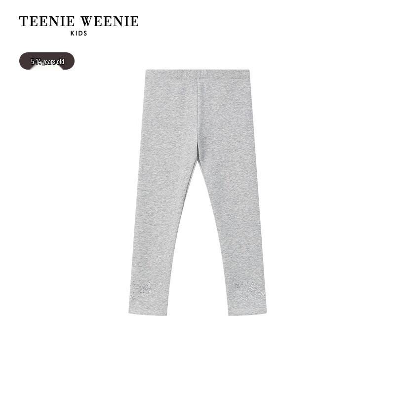 Teenie Weenie Girls' Star Velvet Lined Leggings