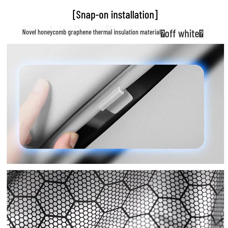 Lynk & Co 10EMP Panoramisch Zonnedak Zonnescherm: UV-bescherming & Warmte-isolatie Auto Accessoire