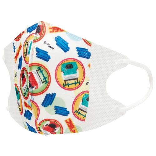 Skater 3-layer non-woven 3D mask for children 7 pieces Plarail MSKS3N-A