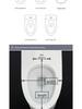 Sedile WC Universale Ispessito a Chiusura Lenta, Forma a U, Forma a V, Forma a O, Accessori per WC Domestici