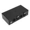 48 V Phantom Power Supply Professional Iron Shell Phantom Power with XLR Cable for Music Recording Equipment