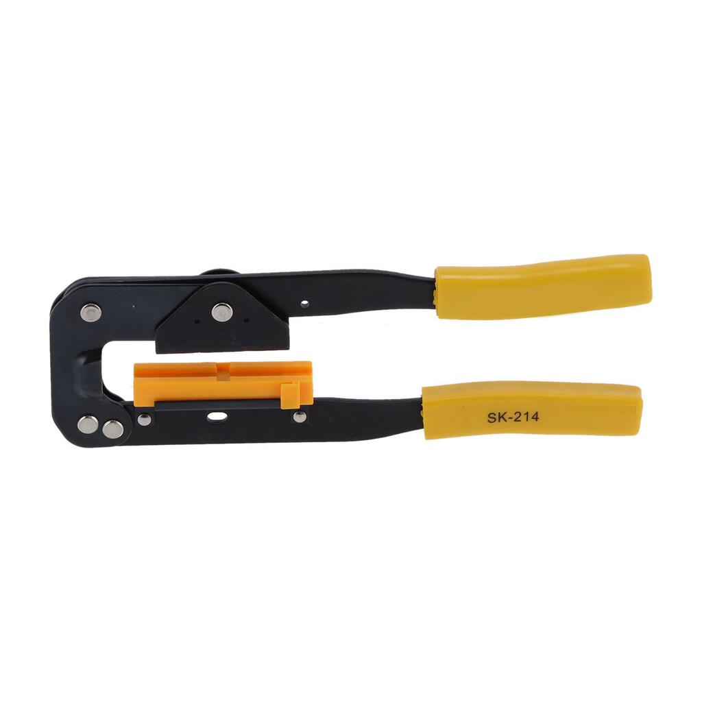 SK?214 Flat Ribbon Cable Crimper High Carbon Steel Hand Wire Arranging Pliers with Die Holder