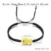 Pulsera trenzada de cerámica con pez koi de la suerte para mujer, multicolor, animal lindo, hecha a mano, ajustable, joyería de amistad