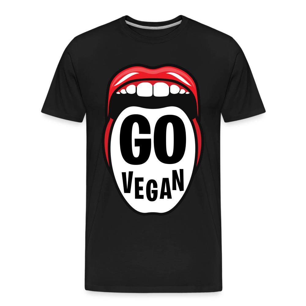 

Go vegan Red lips shirt Vegetarian T-Shirt Healthy Food size S-6XL M
