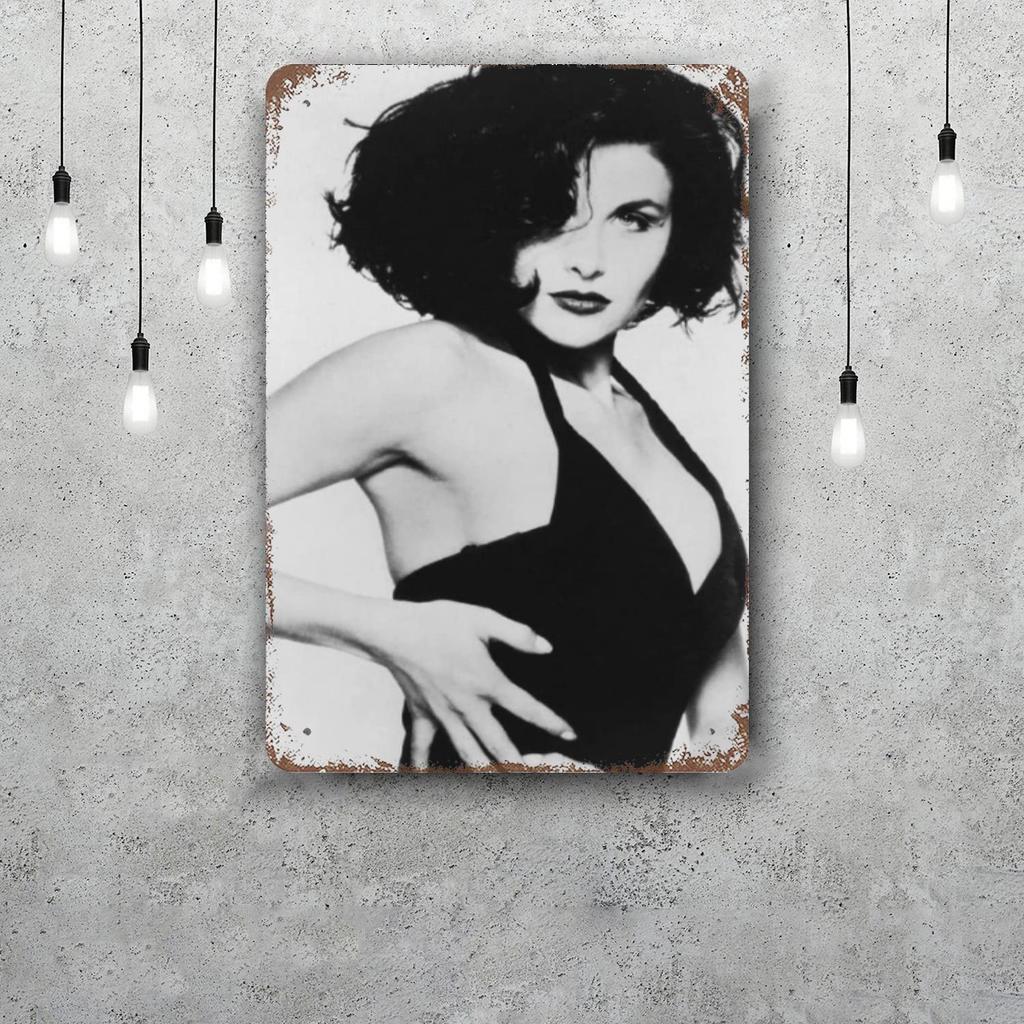 Sherilyn Fenn Retro Vintage Tin Sign Poster Decorative Plaque Metal Plate Wall Decor