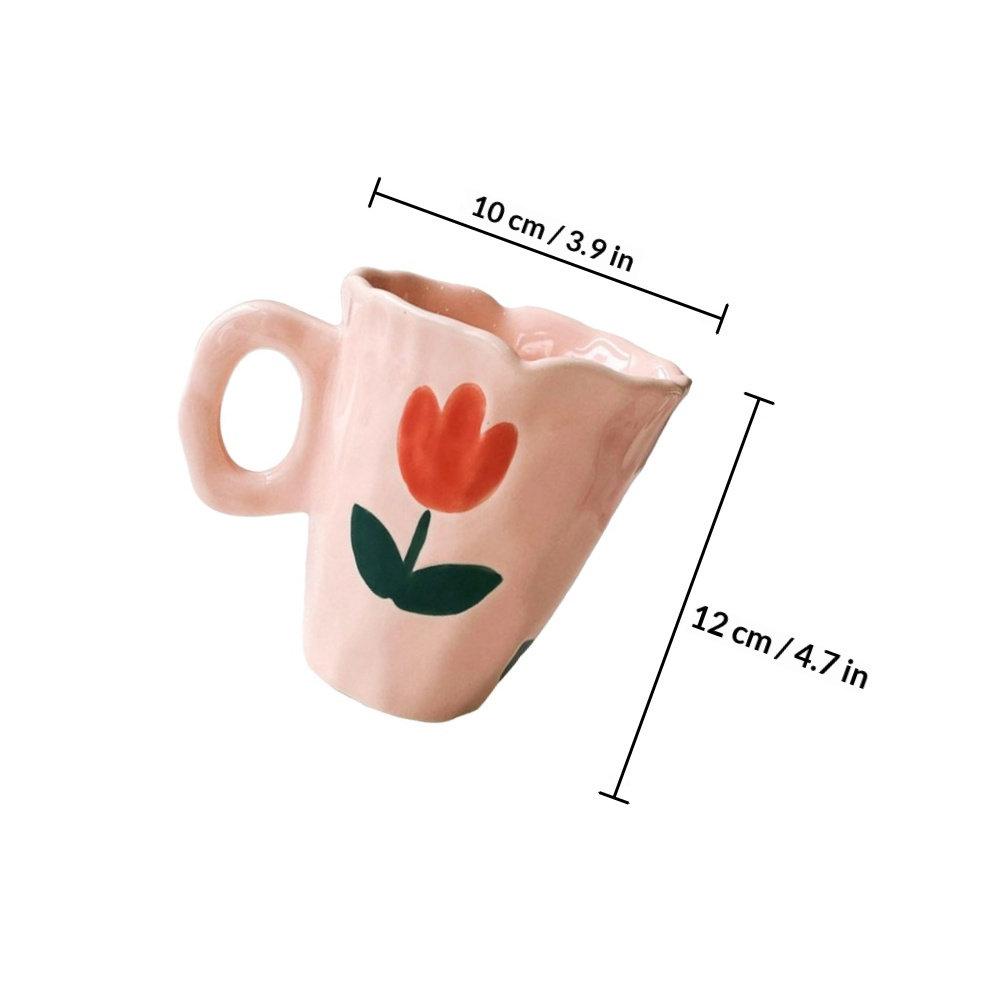Ceramic Mug Multipurpose Drinking Cup for Coffee Tea Milk Soup Hot Breakfast Holder Housewarming Gift Birthday