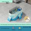 Blue No-Installation Inflatable-Free Family Swimming Pool for Outdoor Home Use - Ready for Immediate Use