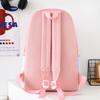 Three-Piece Backpack Set Color Contrast Schoolbag Girls Large Capacity Backpack for Primary and Secondary School Students