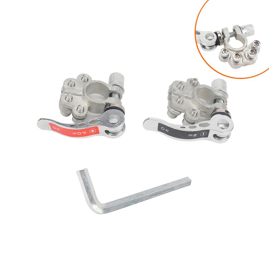 2X Car Battery Terminal Connector Clamp Quick Release Adjust Disconnect Tool Set