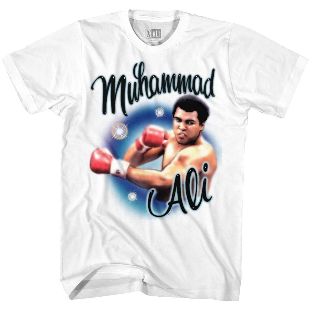 Muhammad Ali Airbrush Punch White Icon Children s T-shirt 110