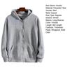 Men Winter Hooded Coat Thick Plush Zip Up Loose Fit Long Sleeve Elastic Cuff Solid Color Work Outdoor Sport Jacket with Pockets