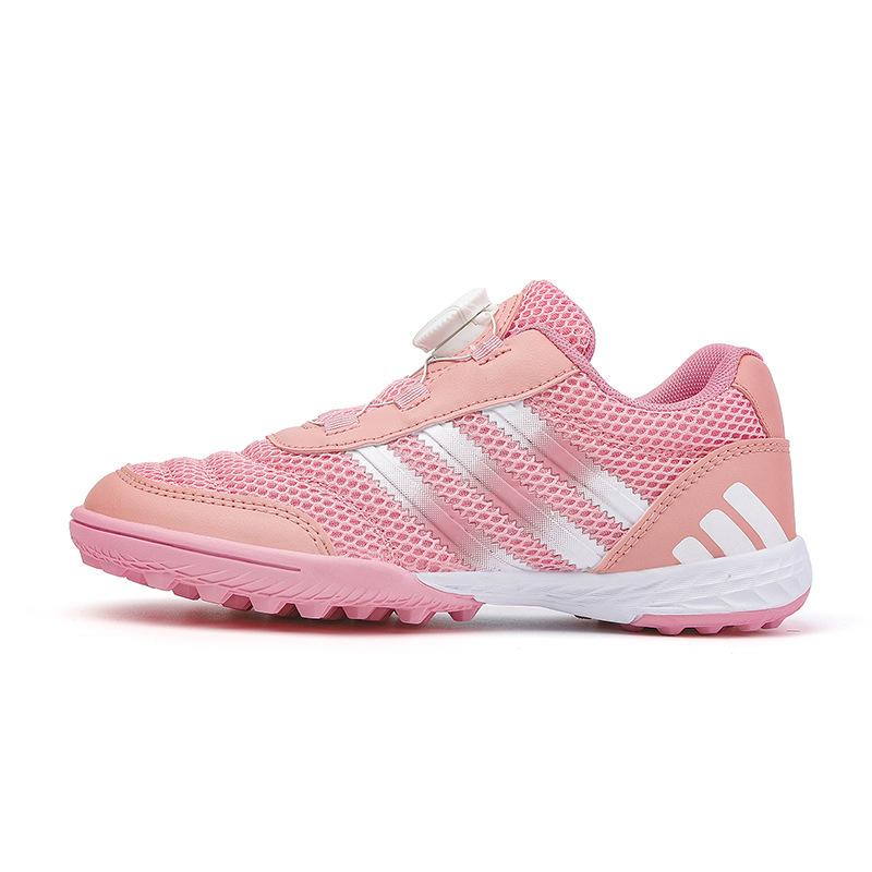 2025 Summer Velcro Breathable Mesh Children's Football Shoes Campus Football Sports Shoes Professional Non-slip Training Shoes