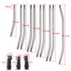 YEAHRUN Stainless Steel Linkage Steering Link Rod Set for Axial SCX10 II 90046 III Gladiator 313/324/353mm Wheelbase 1/10 RC Car