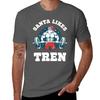 Santa Likes Tren Tshirt Sports Casual Short Sleeve Cotton Tee