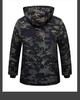 Camouflage Fleece-Lined Waterproof Cotton Jacket – Mid-Length, Thick, Warm & Wear-Resistant