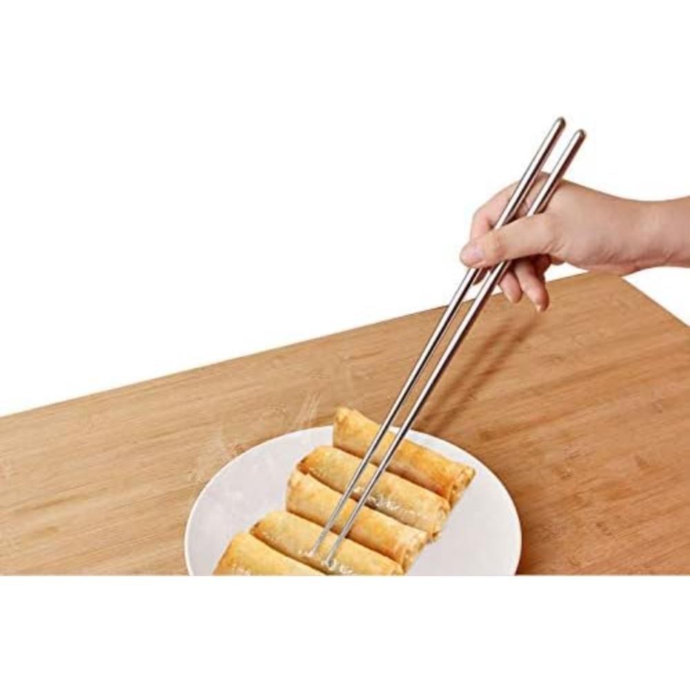 Lightweight Chopsticks Stainless Steel Chopsticks Reusable Easy To Use Nonslip Dishwasher Safe for Home Kitchen Hotel Restaurant