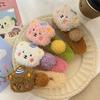 Cute Cartoon Plush Brown Bear Hair Clip, Girl'S Sweetheart Duckbill Clip, Suitable For Ponytail Or High Bun Hairstyle