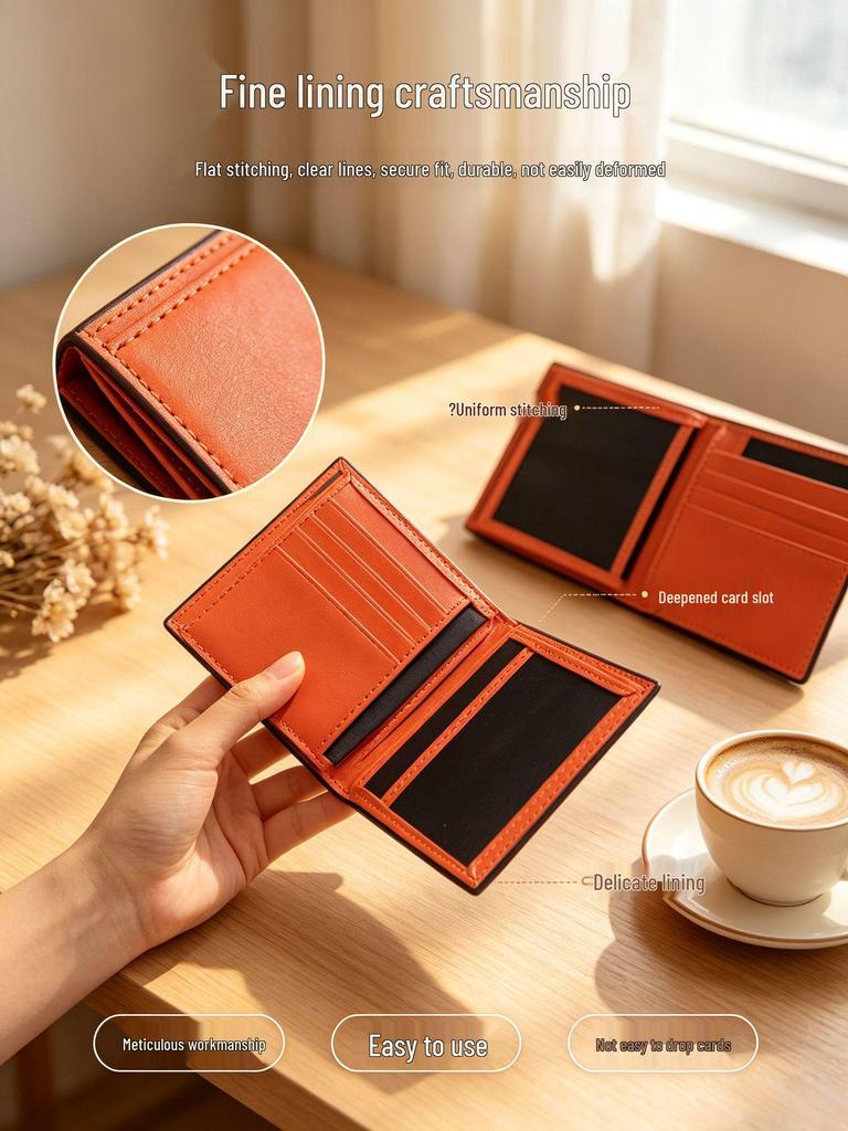 Luxury Leather Wallet & Card Holder for Women – Multi-card, License & Registration Organizer