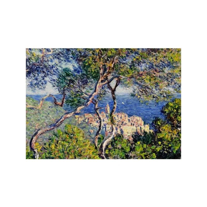 Claude Monet Exhibition Art Posters Canvas Oil Painting Garden Boat Lake Landscape Nature Landscape Wall Art Room Home Decor