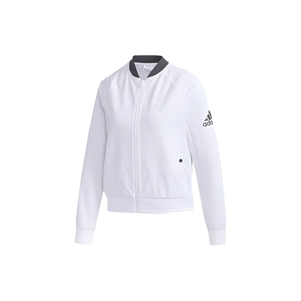 adidas Jackets Unisex White Baseball Collar Moderate Other FM9314