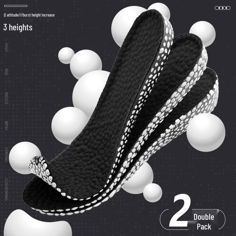 Stepping-on-Clouds: Invisible PU Height-Increasing Insoles, Soft, Breathable Comfort for Men and Women