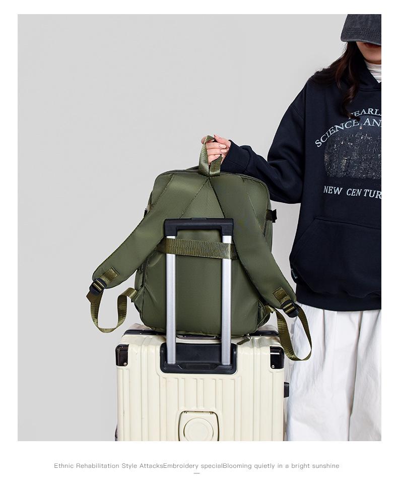 Versatile Wear-Resistant Business Laptop Backpack with Wet/Dry Separation & Trolley Sleeve