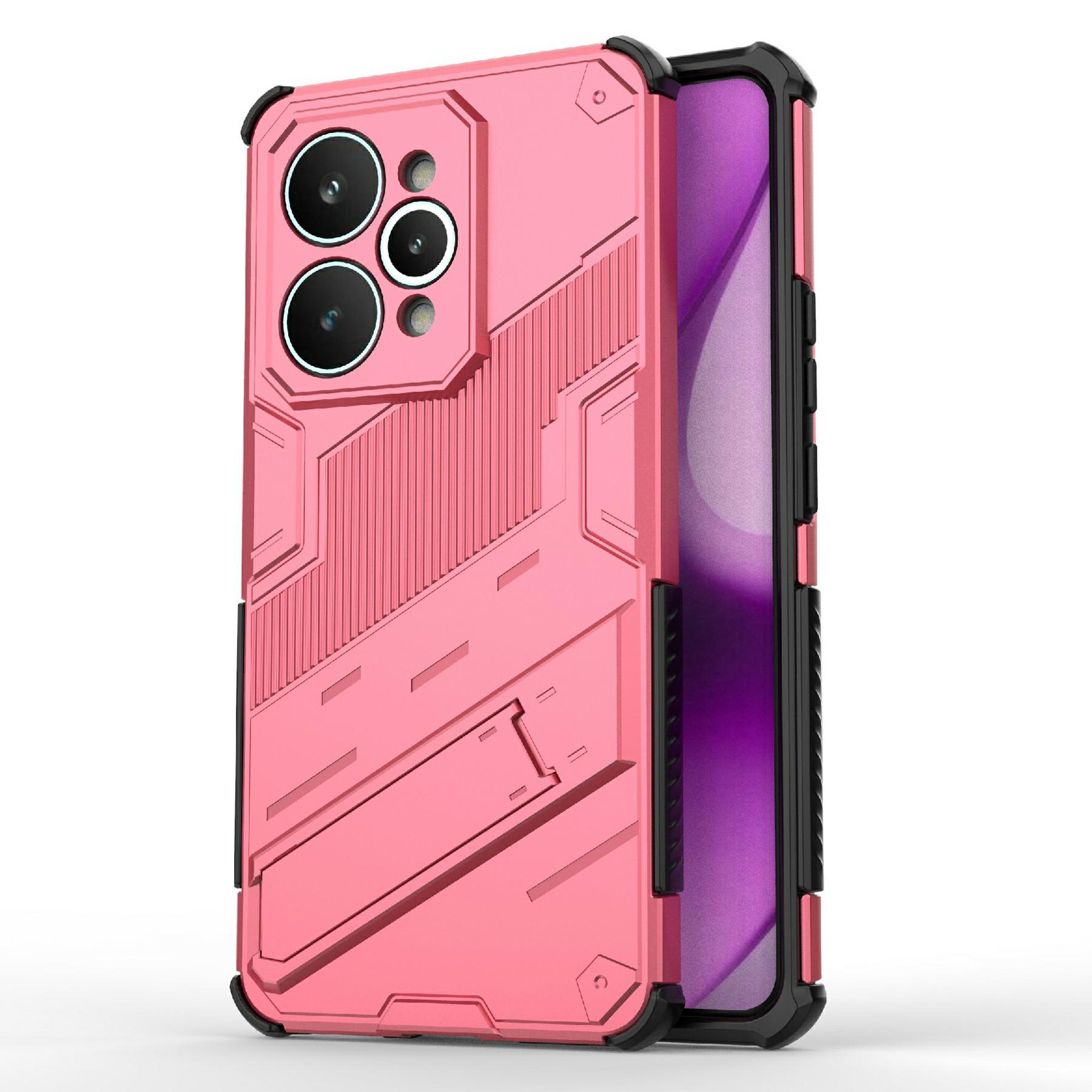 

For Realme 15 Pro 5G Case PC + TPU Shockproof Phone Cover with Kickstand