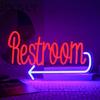 Semne Neon pentru Toaletă pentru Decor de Perete Baie Lumini de Perete pentru WC Bar Restaurant Hotel Magazin Decor Alimentare prin USB