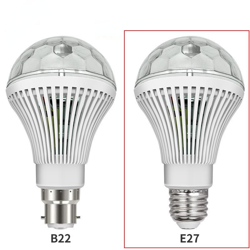 

Автоматический вращающийся E27 хрустальный волшебный шар DJ дискотека вечеринка свет сценический эффект освещения лампа лампа E27