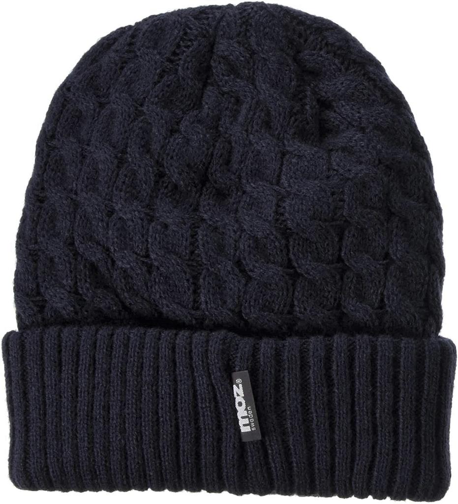 Mozu Knit Cap Sizes 478-0019 Navy, Japan, 57-59cm (Free Size)